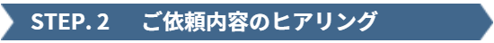 ファミリーロマンス,ご依頼の流れ,お取引の流れ