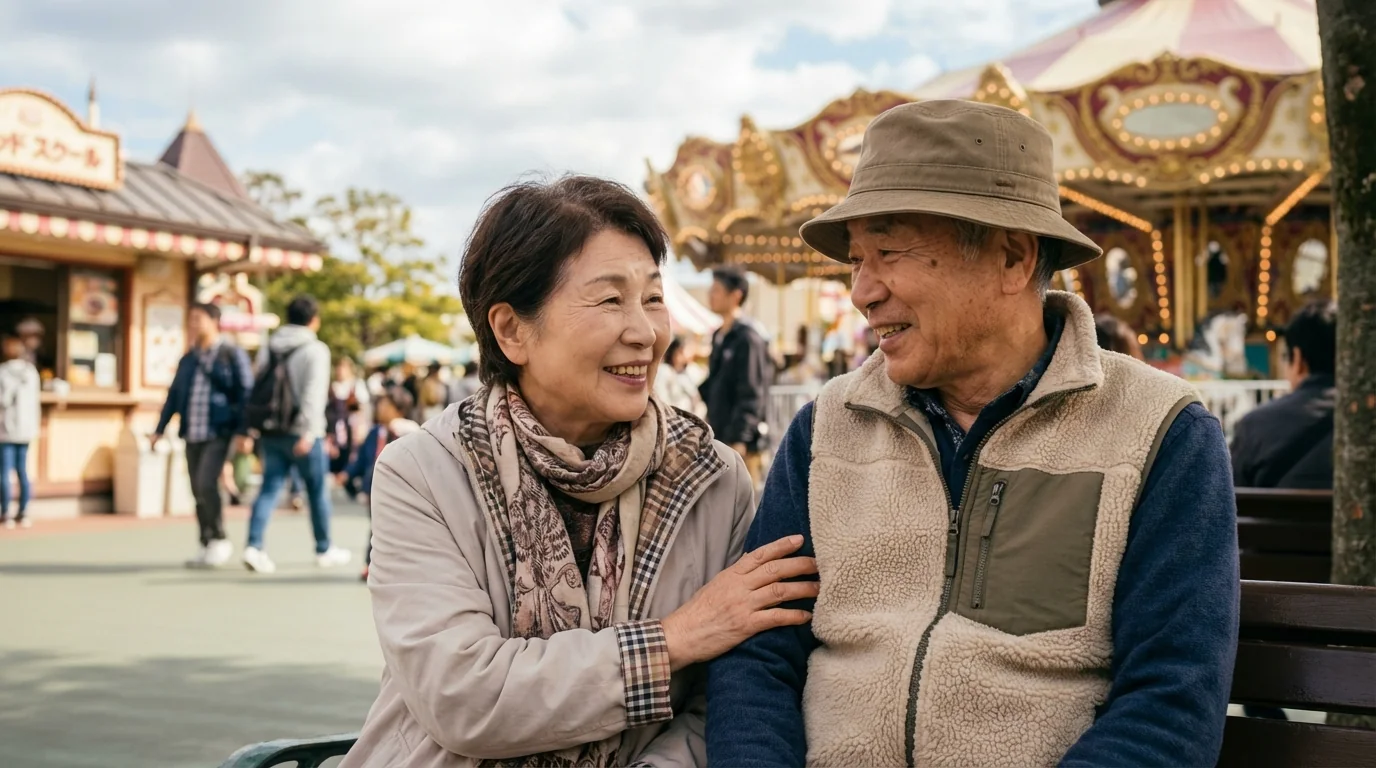 Theme park escort for those with physical concerns use case