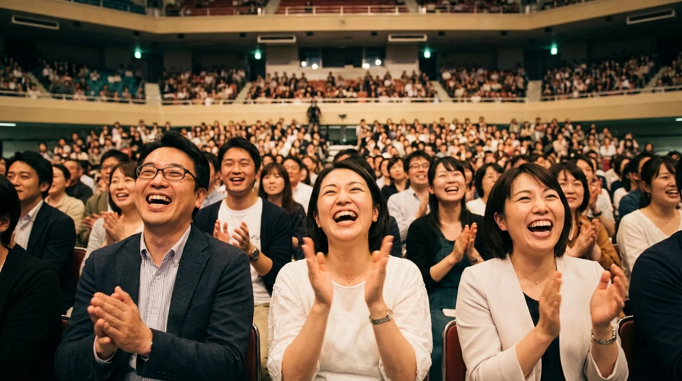 お笑いライブ観客代行のメインビジュアル - ファミリーロマンス