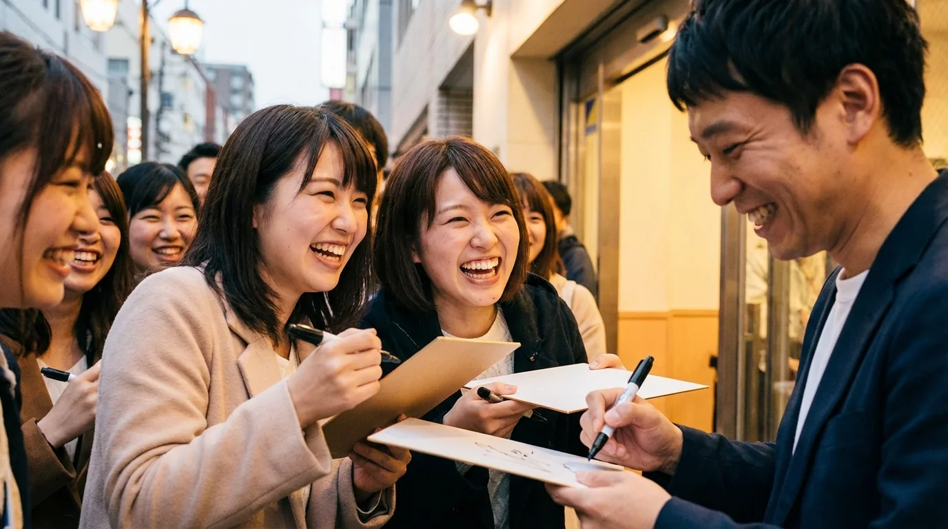 Audience Support for New Comedian Debut Performances use case