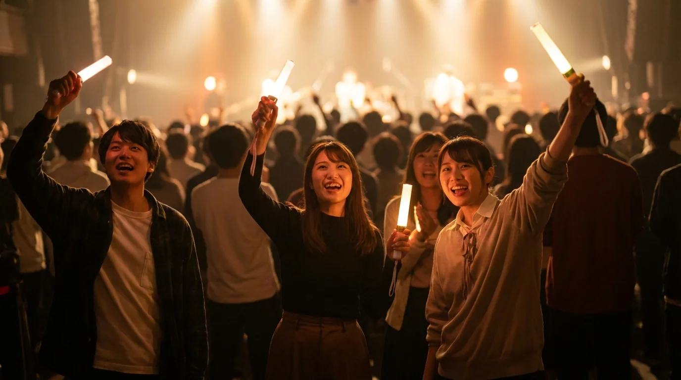 ロックバンドのワンマンライブ観客代行事例