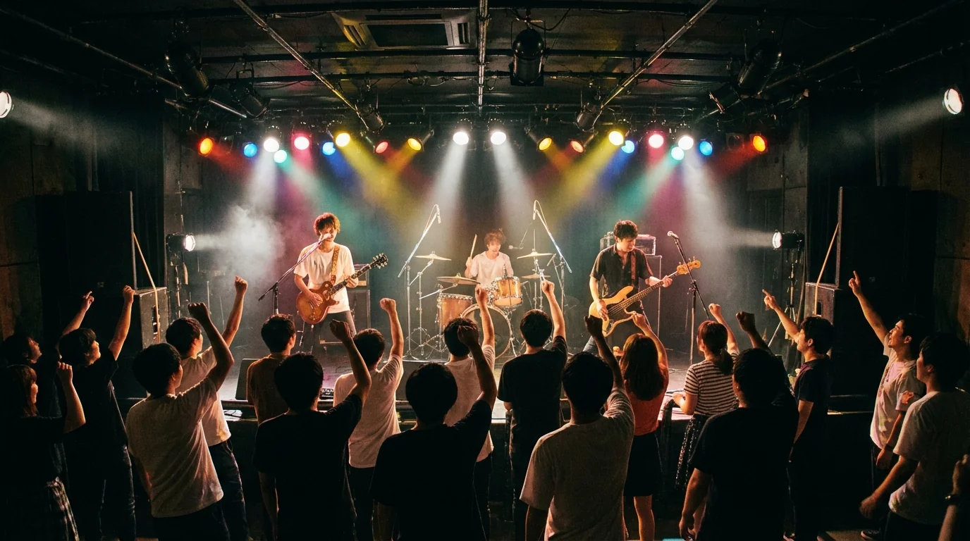 音楽ライブ観客代行のメインビジュアル - ファミリーロマンス