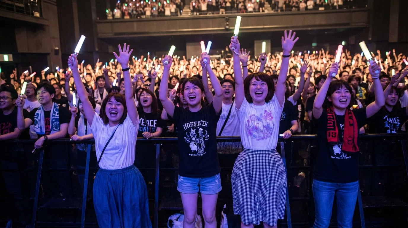 音楽ライブ観客代行の利用シーン1