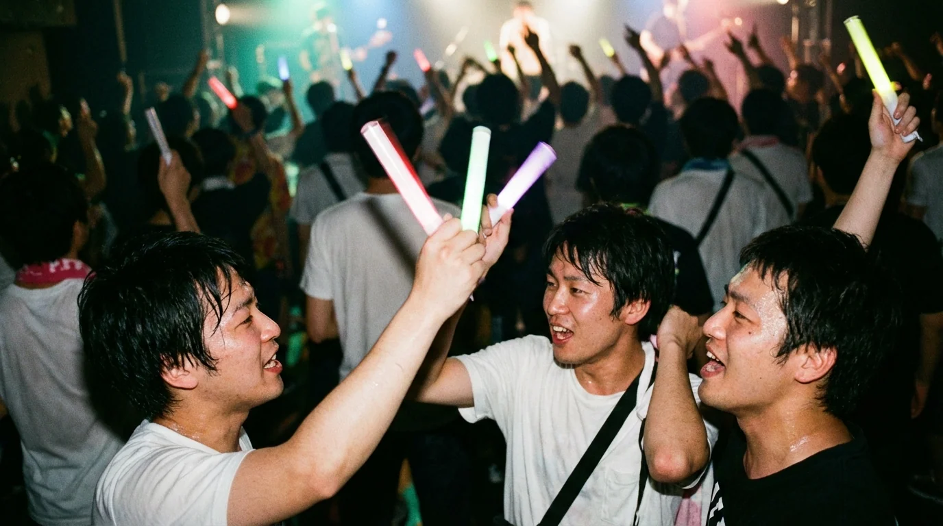 音楽ライブ観客代行の利用シーン2