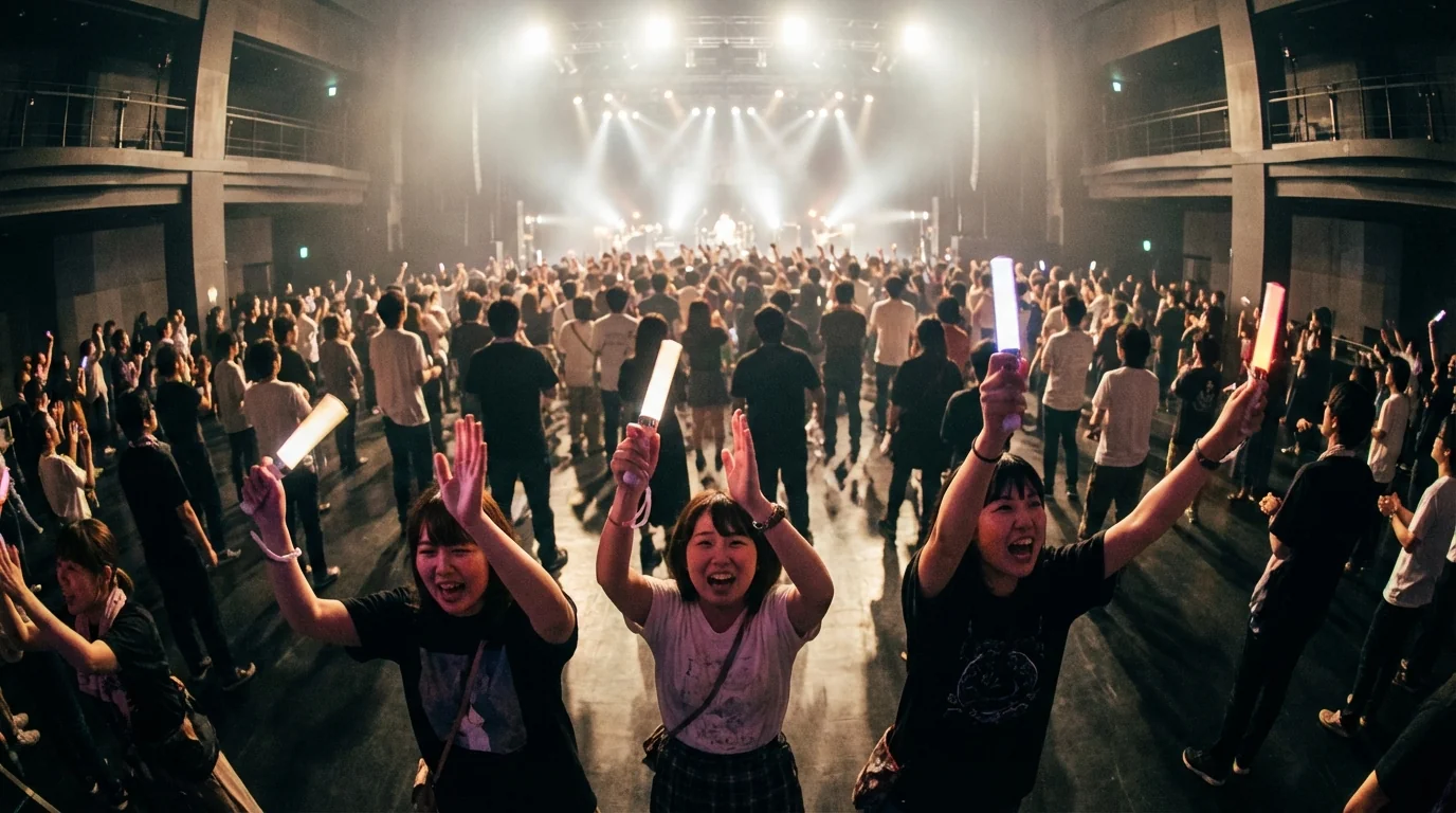 音楽ライブ観客代行の利用シーン3