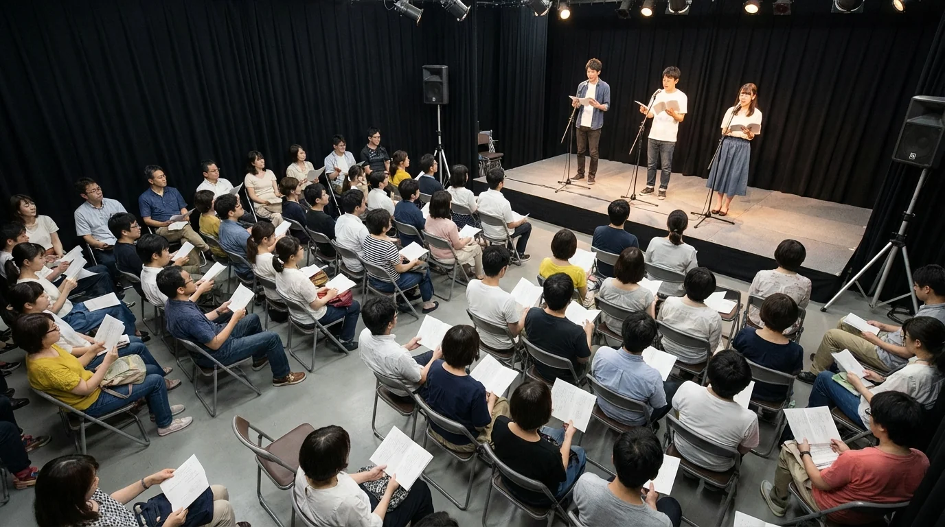 Reading Performance & Poetry Recital Audience Stand-in Service case study