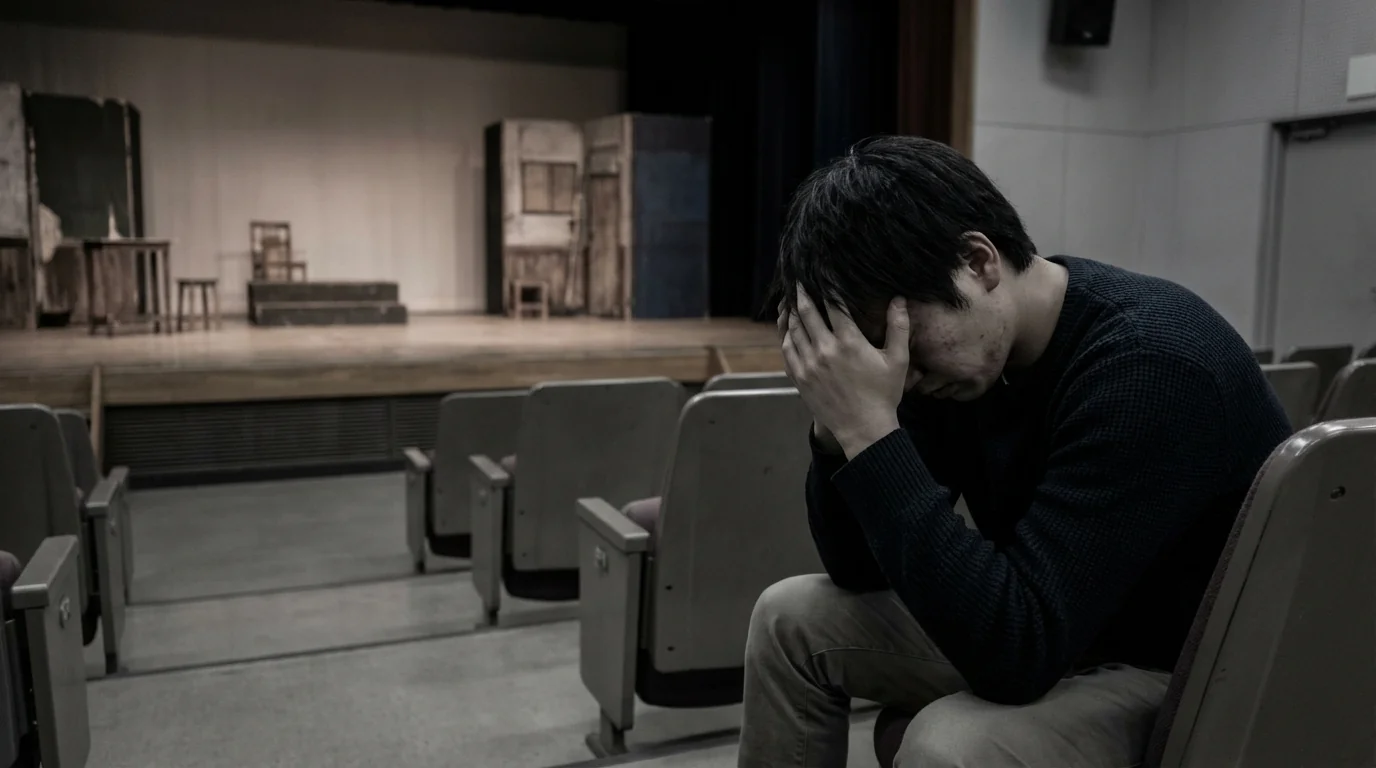 学園祭の演劇に人が来ないのお悩みイメージ