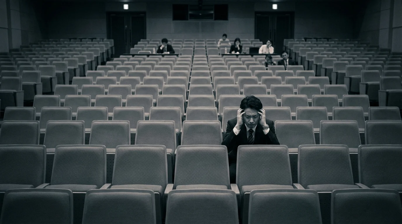 ビジコンの観客席がガラガラのお悩みイメージ