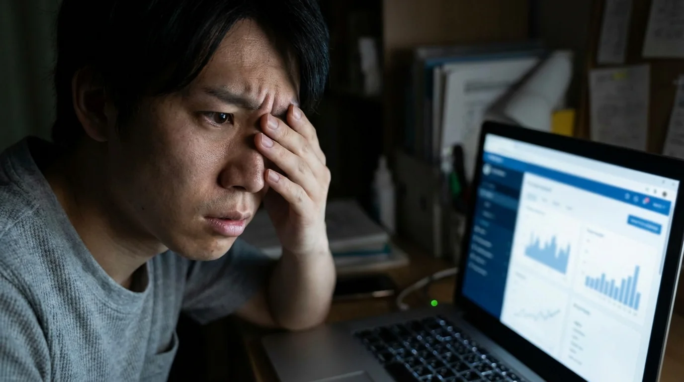 視聴維持率が低く再生数だけ増やしても効果がないのお悩みイメージ