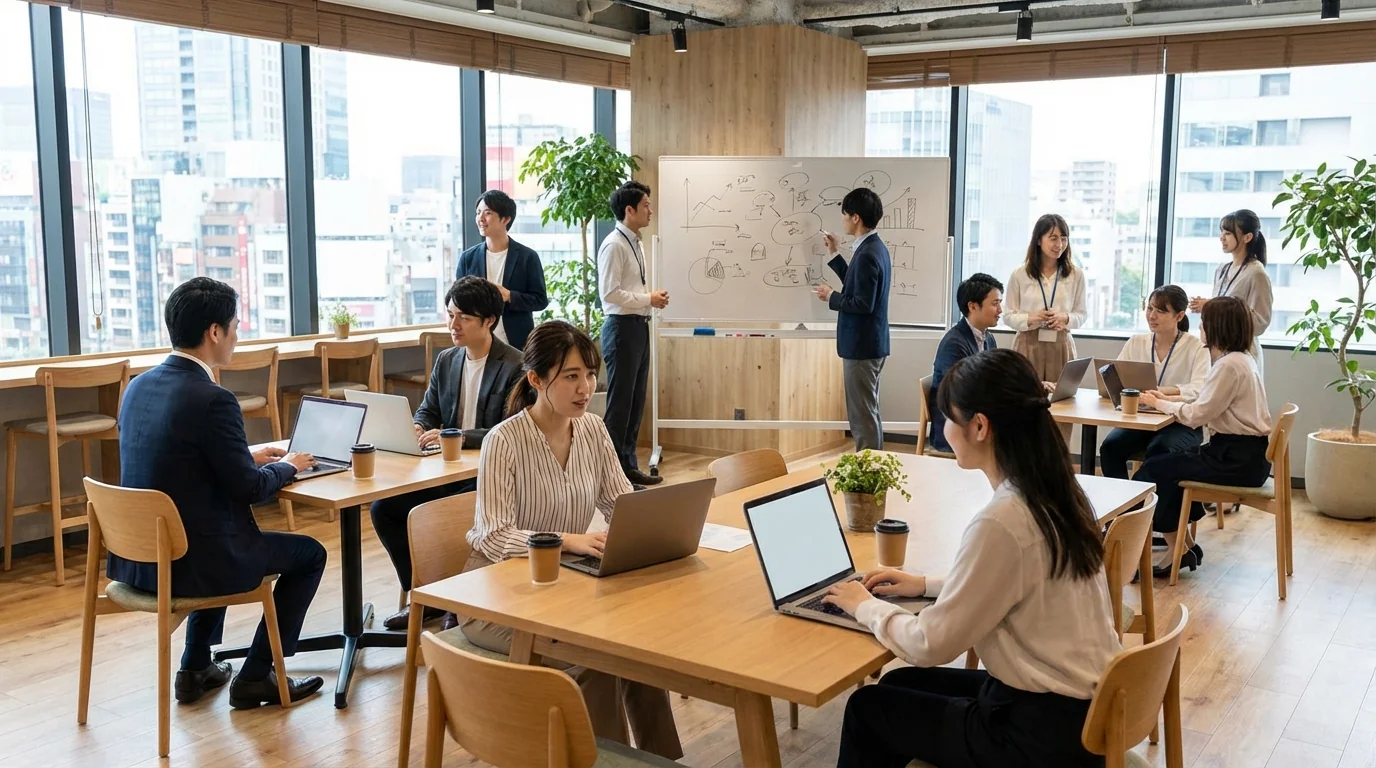 リアルな職場環境を再現の利用シーン