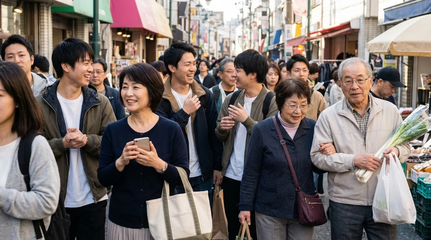 賑わいのある街並みを演出の利用シーン