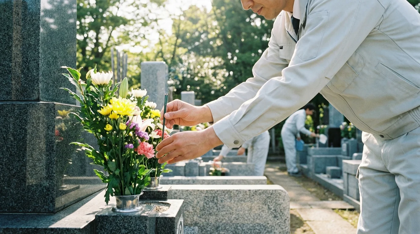 Grave Visit Service — Cleaning & Offerings service introduction