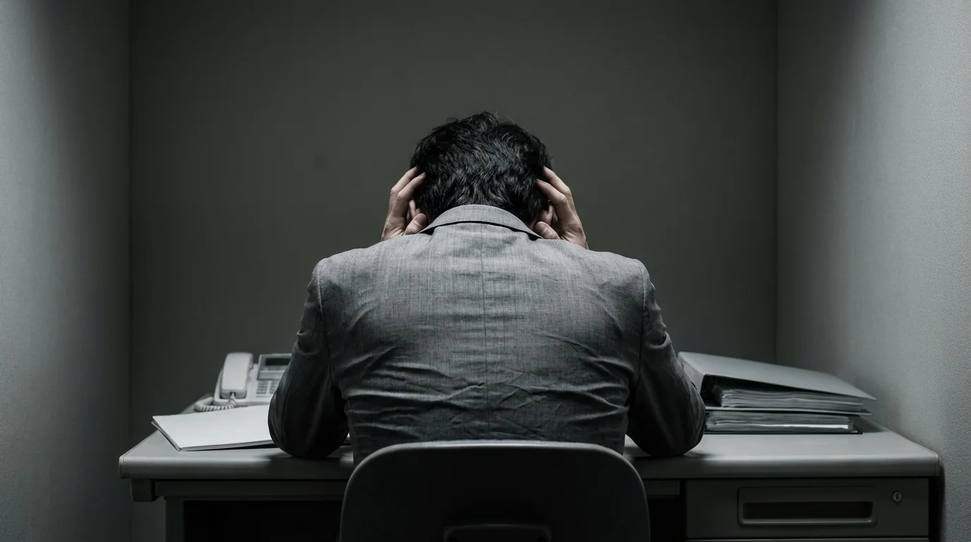 仕事のストレスが溜まりに溜まっているのお悩みイメージ