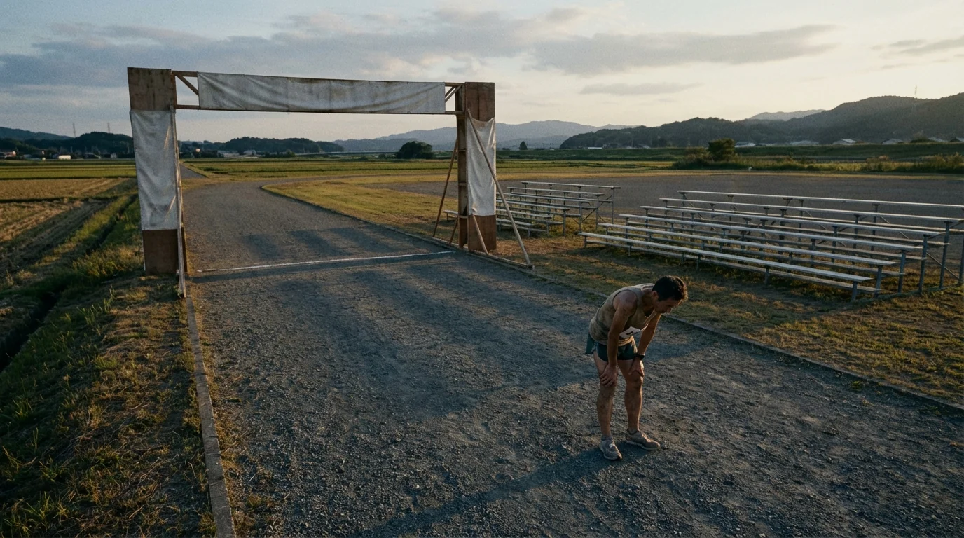 No one to greet you at the finish line concern image