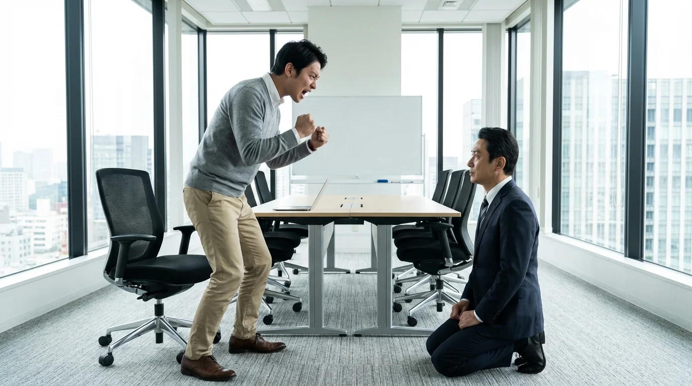 レンタル怒られ屋
ストレス発散代行サービスの対応事例