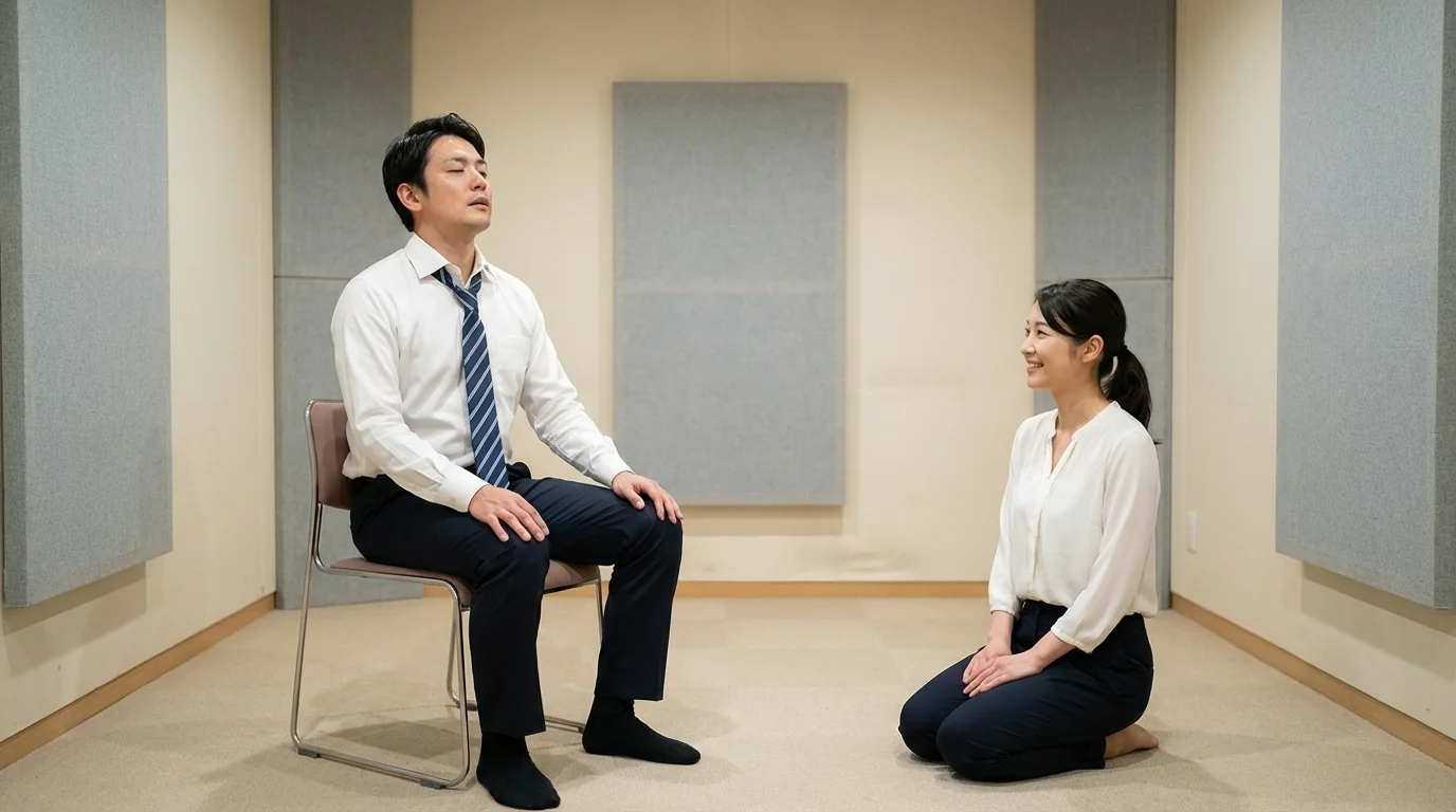 仕事のストレスを思いきりぶつける怒られ屋の利用シーン