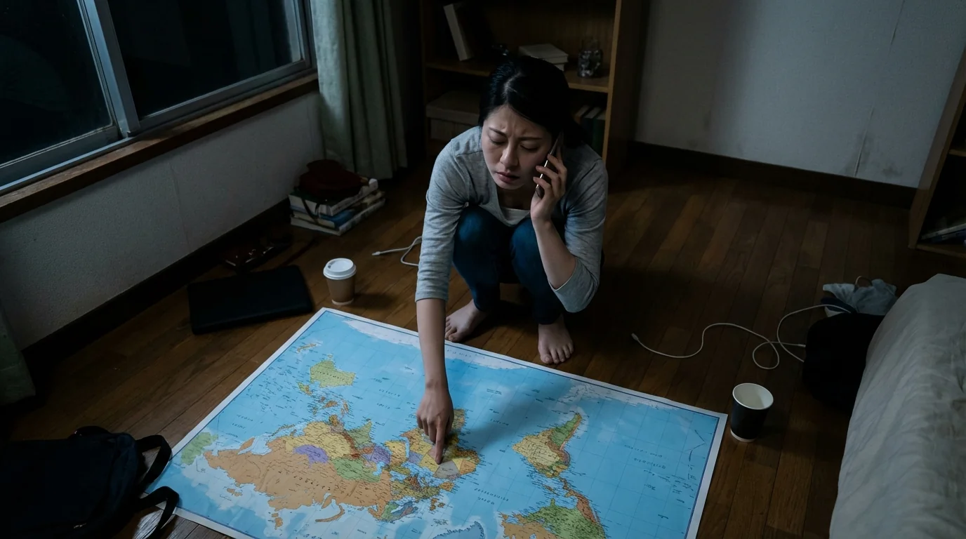 Time zone gap with long-distance partner or family concern image