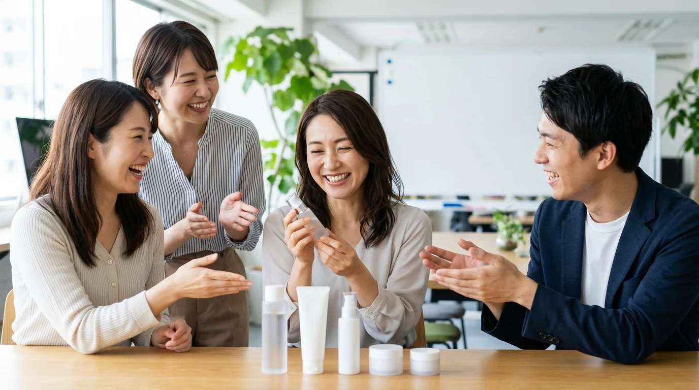 化粧品モニターの対応事例