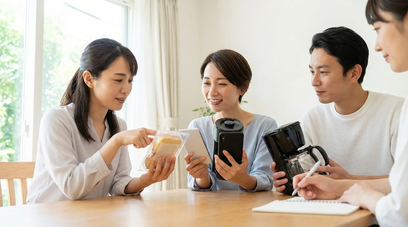 自社製品と競合製品の使用感を客観的に比較の利用シーン