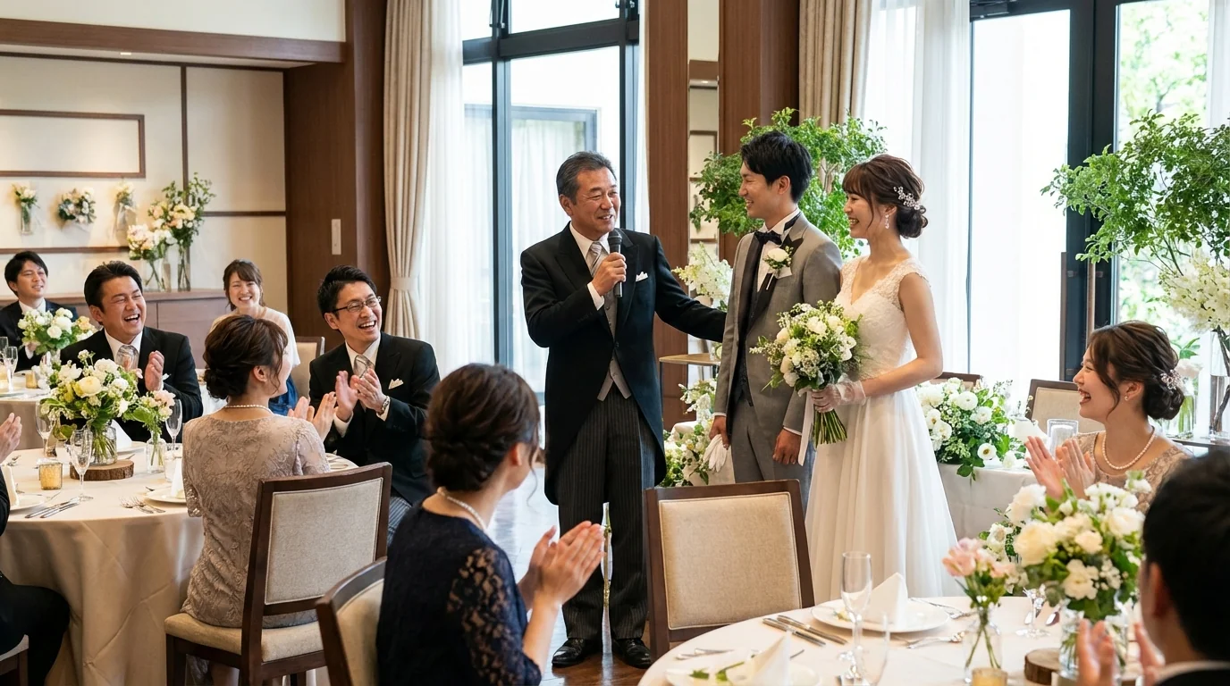 結婚式の上司役・主賓スピーチ代行の利用シーン