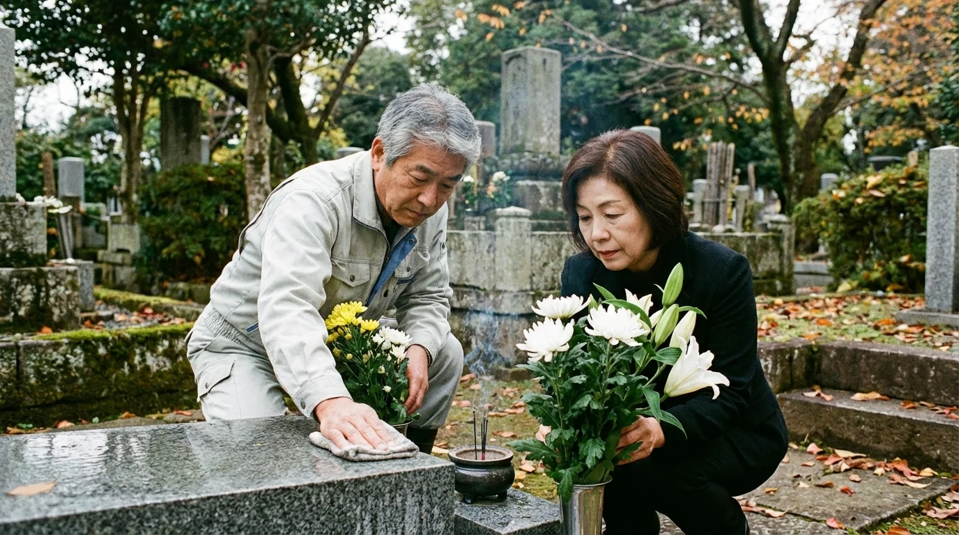 墓参り代行の利用シーン - 葬儀代理出席サービス総合案内